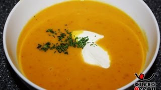 REZEPT HOKKAIDO KÜRBISSUPPE SELBER MACHEN Halloween Kürbis Suppe zu Hause selbst machen [upl. by Otrebtuc]