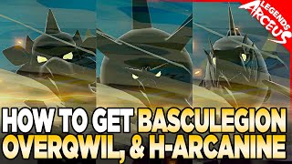 How to Get Basculegion Overqwil amp Hisuian Arcanine in Pokemon Legends Arceus [upl. by Uuge]