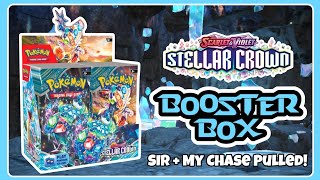 🔥 Another Special Illustration Rare and My Chase Card Pulled Stellar Crown Booster Box [upl. by Bedell]