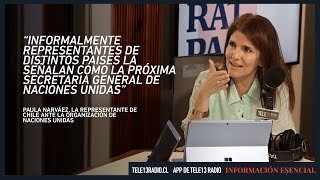 Narváez dice que se señala informalmente a Bachelet como próxima secretaria general de la ONU [upl. by Ahsyla]