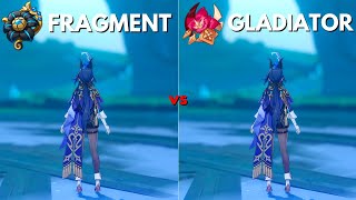 Best Artifact Set for Clorinde Gladiator Vs Fragment Genshin Impact [upl. by Navis]