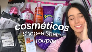 Comprinhas na Shopee e Shein 🛍 comprei muita coisa [upl. by Keithley264]