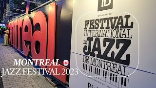 Montreal Jazz Festival 2023 MontrealJazzFestival montreal [upl. by Penney369]