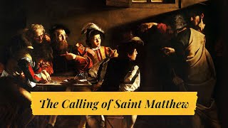 A study on The Calling of Saint Matthew  Caravaggio  Quantum Art [upl. by Caundra]