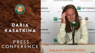 Daria Kasatkina  Press Conference after Semifinals  RolandGarros 2022 [upl. by Recor]