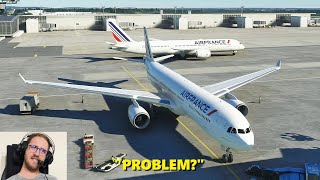 7Hour TRANSATLANTIC Flight in Microsoft Flight Simulator with ATC A330 CDGYUL [upl. by Duahsar91]