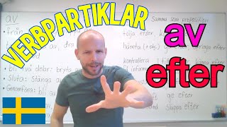 Verbpartiklar av efter SFI [upl. by Llatsyrk954]