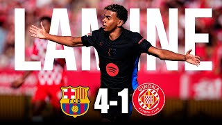 FC BARCELONA vs GIRONA 41 GOLEADA HISTÓRICA  La Liga 2024 [upl. by Llenwad]