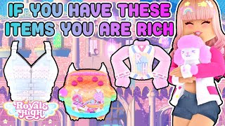 If You Have These Items You Are Rich They Are Worth A Lot Of Diamonds Royale High Trading [upl. by Nnasor]