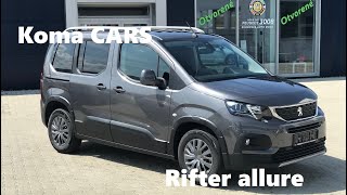 Peugeot Rifter ALLURE 15 BlueHDi 100k 2018 2019 [upl. by Akerahs]