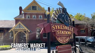 🇺🇸 Exploring Sykesvilles Farmers Market Fresh Finds in Marylands Heart street tour america [upl. by Sitof]