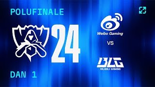 LoL Worlds 2024  Weibo Gaming vs Bilibili Gaming Bo5  POLUFINALE [upl. by Riesman]