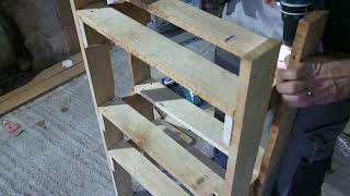 How To Make a Shoes Rack With Only Some Plain Wood planks [upl. by Muldon]