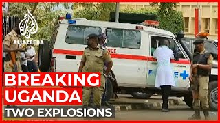 Two explosions heard in the Ugandan capital Kampala [upl. by Gerrit]