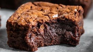 Quick Fudgy Brownies very easy n simple recipe  by cookist wow [upl. by Ylrae85]