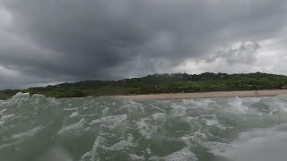 Boogie Boarding in Costa Rica puravida costarica nosara [upl. by Ellynad]