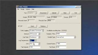 Using the 700GTRACK logging software [upl. by Aiuqal]