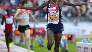 Mo Farah Win Gold Mens 5000m Greatest Long Distance Runner in world at London Olympics [upl. by Roxana]