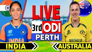 Live  India Women vs Australia Women 3rd ODI  Live Scores amp Commentary  INDW vs AUSW live [upl. by Naol788]