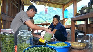 Journey to harvest crocodile fruit together Process and preserve enough food for 1 year [upl. by Cynera238]