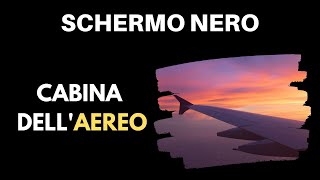 Suono Della CABINA DellAEREO  Schermo Nero ⚫✈️ ASMR Rumore Bianco 10 Ore Per Dormire [upl. by Nitz]