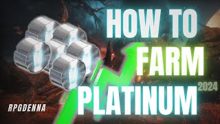 How To Farm Platinum In Warframe 2024 [upl. by Phyllida188]