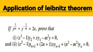 Leibnitz theorem practice questions  leibnitz theorem application questions [upl. by Delfine]