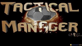 Tactical Manager gameplay PC Game 1994 [upl. by Virginie97]