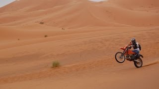 KTM 380 CLIMBING THE HUGE quotCATHEDRAL DUNEquot [upl. by Ewall8]