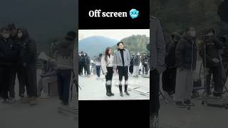 Bai Lu amp Dylan🥶 Off screen vs On Screenshortsviralshorts chinesedramabailudylanwangytviral [upl. by Lonergan]