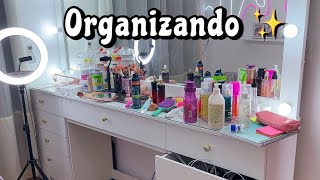 ORGANIZANDO MINHA PENTEADEIRA ✨💖 [upl. by Annabel218]