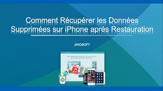 Comment Récupérer les Données Supprimées sur iPhone après Restauration [upl. by Lynelle]