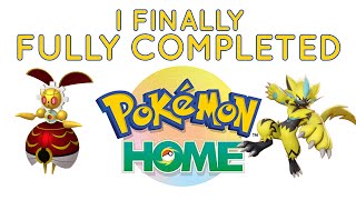 COMPLETED POKEMON HOME  Living Dex Progress  August 2023 [upl. by Goodill]