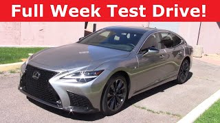 2023 Lexus LS 500 AWD FSport Review [upl. by Travus]