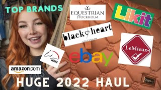 HUGE EQUESTRIAN TACK HAUL WINTERSPRING 2022 [upl. by Aihsema292]