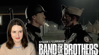 BAND OF BROTHERS PART 1 quotCURRAHEEquot  BRITISH GIRL FIRST TIME WATCHING  REACTION [upl. by Giacamo]