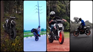 Boys ATTITUDE RIDERs 😎 PRO RIDErS ❌ HEAVY STUNTs⭕ STUNTS RIDERS🖤KTM🧡R15💜NS200❤️DUKE [upl. by Isolt756]