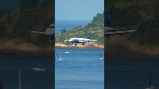 POUSO MANTEIGA NO SANTOS DUMONT landing riodejaneiro [upl. by Morry]