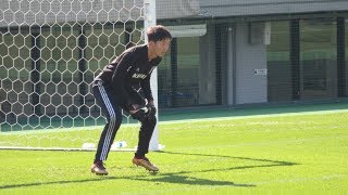 【日本代表合宿】 日本代表GK 東口順昭選手権田修一選手 練習（３） [upl. by Pellikka]