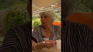 Armelle 83 ans te partage son secret anti vieillissement 👵🏼 interview senior vieux rire [upl. by Rolfston768]