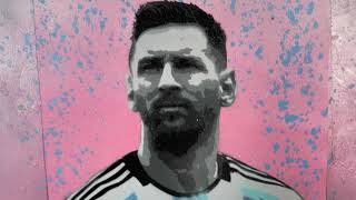 Lionel Messi Multi Layer Stencil Painting [upl. by Odelinda590]