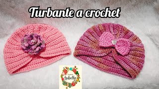 Turbante a crochet fácil de hacer en todas las tallas turbante tejidos [upl. by Karel]