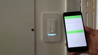 WeMo Smart Dimmer Light Switch Unboxing Setup  Installation Review Detailed [upl. by Adneram]