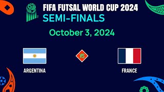 LIVESCORE  Ukraine vs Brazil  FIFA Futsal World Cup 2024 [upl. by Fauch962]