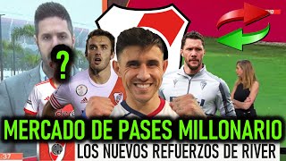 Martin Demichelis y sus 4 NUEVOS REFUERZOS que busca para RIVER PLATE en este MERCADO DE PASES [upl. by Radmilla]