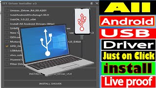 All Mobile USB Drivers TFT Driver V2 QcomMtk LibUsb Spd ADB Huwaie Samsung UsbDk64 Oppo Vivo Onplus✔ [upl. by Adnohsal682]