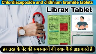 librax Tablets in hindi  chlordiazepoxide and clidinium bromide tablets in hindi Stomach infection [upl. by Nurat]