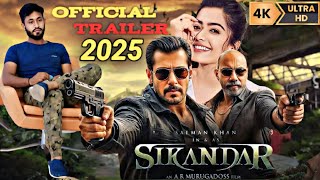 Sikandar  Trailer  Review  Mujakir Mozumder  Bollywood movie Salman Khanrashmika mandanna [upl. by Ylrad]