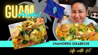 Popular fish dish from Guam  Chamorro Eskabeche [upl. by Marijo]