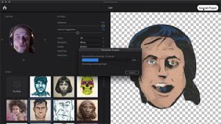 Turning Yourself into a Cartoon with Adobe Character Animators Characterizer [upl. by Hesta]